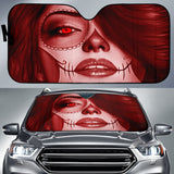 Calavera Fresh Look Design #3 Auto Sun Shade (Red Garnet) - FREE SHIPPING Calavera Fresh Look Design #3 Auto Sun Shade (Red Garnet) - FREE SHIPPING