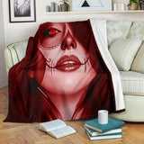 Calavera Fresh Look Design #3 Throw Blanket (Red Garnet) - FREE SHIPPING Calavera Fresh Look Design #3 Throw Blanket (Red Garnet) - FREE SHIPPING