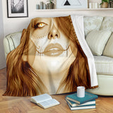 Calavera Fresh Look Design #3 Throw Blanket (Honey Tiger's Eye) - FREE SHIPPING Calavera Fresh Look Design #3 Throw Blanket (Honey Tiger's Eye) - FREE SHIPPING