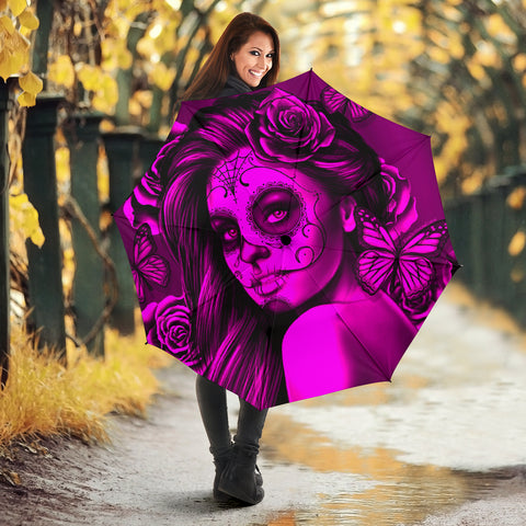 Calavera Fresh Look Design #2 Umbrella (Pink Easy On The Eyes Rose) - FREE SHIPPING Calavera Fresh Look Design #2 Umbrella (Pink Easy On The Eyes Rose) - FREE SHIPPING