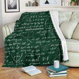 Mathematica Chalkboard Design #2 Throw Blanket (Green) - FREE SHIPPING Mathematica Chalkboard Design #2 Throw Blanket (Green) - FREE SHIPPING
