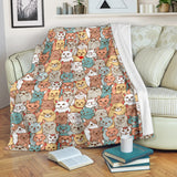 Crazy Cats Collection Throw Blanket - FREE SHIPPING Crazy Cats Collection Throw Blanket - FREE SHIPPING
