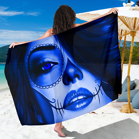 Calavera Fresh Look Design #3 Sarong (Blue Lapis Lazuli) - FREE SHIPPING Calavera Fresh Look Design #3 Sarong (Blue Lapis Lazuli) - FREE SHIPPING