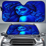 Calavera Fresh Look Design #2 Auto Sun Shade (Blue Elusive Rose) - FREE SHIPPING Calavera Fresh Look Design #2 Auto Sun Shade (Blue Elusive Rose) - FREE SHIPPING