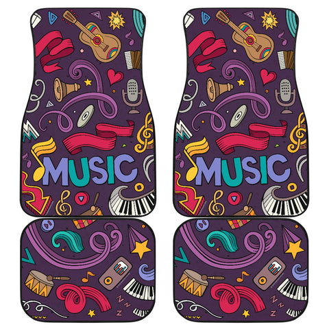 Musical Elements Design #2 Car Floor Mats - FREE SHIPPING Musical Elements Design #2 Car Floor Mats - FREE SHIPPING
