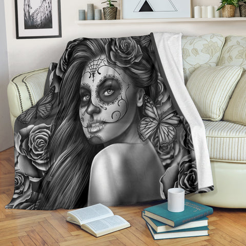 Calavera Fresh Look Design #2 Throw Blanket (Vintage Retro) - FREE SHIPPING Calavera Fresh Look Design #2 Throw Blanket (Vintage Retro) - FREE SHIPPING