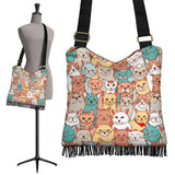 Crazy Cats Collection Cross-Body Boho Handbag - FREE SHIPPING Crazy Cats Collection Cross-Body Boho Handbag - FREE SHIPPING