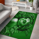 Calavera Fresh Look Design #2 Floor Covering (Horizontal, Green Lime Rose) - FREE SHIPPING Calavera Fresh Look Design #2 Floor Covering (Horizontal, Green Lime Rose) - FREE SHIPPING