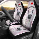 I Love Frenchies Car Seat Covers - FREE SHIPPING I Love Frenchies Car Seat Covers - FREE SHIPPING