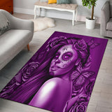 Calavera Fresh Look Design #2 Floor Covering (Vertical, Purple Night Owl Rose) - FREE SHIPPING Calavera Fresh Look Design #2 Floor Covering (Vertical, Purple Night Owl Rose) - FREE SHIPPING