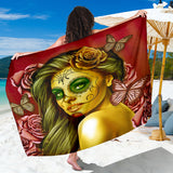 Calavera Fresh Look Design #2 Sarong (Yellow Smiley Face Rose) - FREE SHIPPING Calavera Fresh Look Design #2 Sarong (Yellow Smiley Face Rose) - FREE SHIPPING