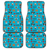 I Love Dogs Car Floor Mats (Richmond SPCA Blue, Front & Back) - FREE SHIPPING I Love Dogs Car Floor Mats (Richmond SPCA Blue, Front & Back) - FREE SHIPPING