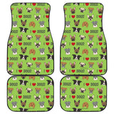I Love Dogs Car Floor Mats (Richmond SPCA Green, Front & Back) - FREE SHIPPING I Love Dogs Car Floor Mats (Richmond SPCA Green, Front & Back) - FREE SHIPPING