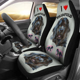 I Love Newfies Car Seat Covers - FREE SHIPPING I Love Newfies Car Seat Covers - FREE SHIPPING