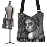 Calavera Fresh Look Design #2 Cross-Body Boho Handbag (Vintage Retro) - FREE SHIPPING Calavera Fresh Look Design #2 Cross-Body Boho Handbag (Vintage Retro) - FREE SHIPPING