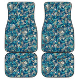 Nautical Design Car Floor Mats (Turquoise, Front & Back) - FREE SHIPPING Nautical Design Car Floor Mats (Turquoise, Front & Back) - FREE SHIPPING