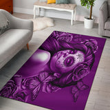 Calavera Fresh Look Design #2 Floor Covering (Horizontal, Purple Night Owl Rose) - FREE SHIPPING Calavera Fresh Look Design #2 Floor Covering (Horizontal, Purple Night Owl Rose) - FREE SHIPPING