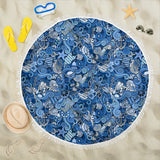 Nautical Design Beach Blanket (Sky Blue) - FREE SHIPPING Nautical Design Beach Blanket (Sky Blue) - FREE SHIPPING