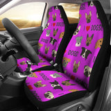 I Love Dogs Car Seat Covers (FPD Lilac) - FREE SHIPPING I Love Dogs Car Seat Covers (FPD Lilac) - FREE SHIPPING