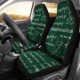 Mathematica Car Seat Covers Design #1 Green Chalkboard - FREE SHIPPING Mathematica Car Seat Covers Design #1 Green Chalkboard - FREE SHIPPING
