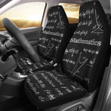 Mathematica Car Seat Covers Design #1 Black Chalkboard - FREE SHIPPING Mathematica Car Seat Covers Design #1 Black Chalkboard - FREE SHIPPING