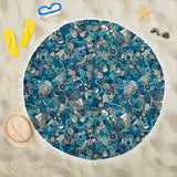 Nautical Design Beach Blanket (Turquoise) - FREE SHIPPING Nautical Design Beach Blanket (Turquoise) - FREE SHIPPING