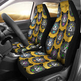 Fancy Pants Cat Car Seat Covers (Black With Gold Background) - FREE SHIPPING Fancy Pants Cat Car Seat Covers (Black With Gold Background) - FREE SHIPPING
