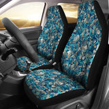 Nautical Design Car Seat Covers (Turquoise) - FREE SHIPPING Nautical Design Car Seat Covers (Turquoise) - FREE SHIPPING
