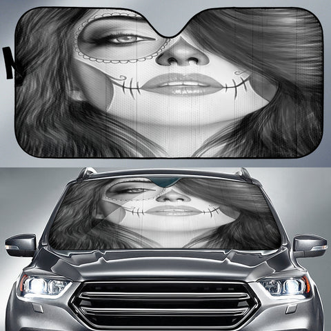 Calavera Fresh Look Design #4 Auto Sun Shade (Vintage Retro) - FREE SHIPPING Calavera Fresh Look Design #4 Auto Sun Shade (Vintage Retro) - FREE SHIPPING