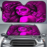Calavera Fresh Look Design #2 Auto Sun Shade (Pink Easy On The Eyes Rose) - FREE SHIPPING Calavera Fresh Look Design #2 Auto Sun Shade (Pink Easy On The Eyes Rose) - FREE SHIPPING