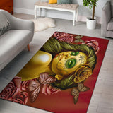 Calavera Fresh Look Design #2 Floor Covering (Horizontal, Yellow Smiley Face Rose) - FREE SHIPPING Calavera Fresh Look Design #2 Floor Covering (Horizontal, Yellow Smiley Face Rose) - FREE SHIPPING