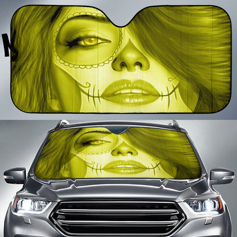 Calavera Fresh Look Design #3 Auto Sun Shade (Yellow Chrysoberyl) - FREE SHIPPING Calavera Fresh Look Design #3 Auto Sun Shade (Yellow Chrysoberyl) - FREE SHIPPING