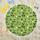 I Love Dogs Beach Blanket (Richmond SPCA Green) - FREE SHIPPING I Love Dogs Beach Blanket (Richmond SPCA Green) - FREE SHIPPING