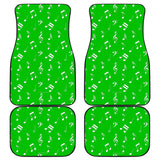 Musical Notes Design #1 (Green) Car Floor Mats - FREE SHIPPING Musical Notes Design #1 (Green) Car Floor Mats - FREE SHIPPING