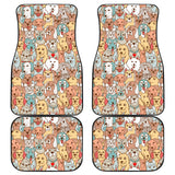 Crazy Dogs Car Floor Mats (Front & Back) - FREE SHIPPING Crazy Dogs Car Floor Mats (Front & Back) - FREE SHIPPING