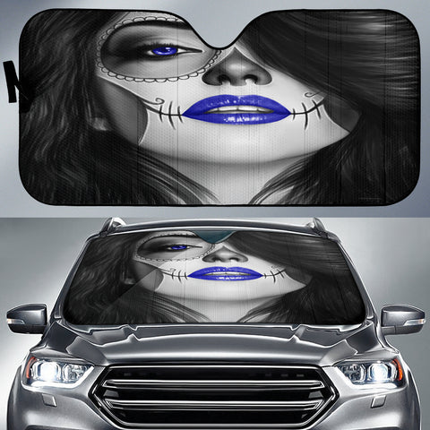 Calavera Fresh Look Design #4 Auto Sun Shade (Blue) - FREE SHIPPING Calavera Fresh Look Design #4 Auto Sun Shade (Blue) - FREE SHIPPING