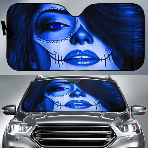 Calavera Fresh Look Design #3 Auto Sun Shade (Blue Lapis Lazuli) - FREE SHIPPING Calavera Fresh Look Design #3 Auto Sun Shade (Blue Lapis Lazuli) - FREE SHIPPING