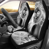 Calavera Fresh Look Design #2 Car Seat Covers (Ghost)  - FREE SHIPPING Calavera Fresh Look Design #2 Car Seat Covers (Ghost)  - FREE SHIPPING