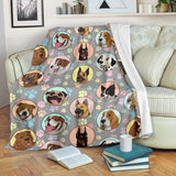Dogs Galore Throw Blanket - FREE SHIPPING Dogs Galore Throw Blanket - FREE SHIPPING