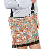 Crazy Pets Collection Cross-Body Boho Handbag - FREE SHIPPING Crazy Pets Collection Cross-Body Boho Handbag - FREE SHIPPING
