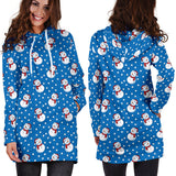 Ugly Christmas Sweater Hoodie - Snowmen Design #1 (Blue) - For Small To Plus Size Divas - FREE SHIPPING Ugly Christmas Sweater Hoodie - Snowmen Design #1 (Blue) - For Small To Plus Size Divas - FREE SHIPPING