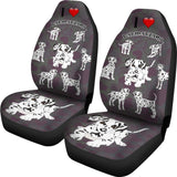 I Love Dalmatians Car Seat Covers - FREE SHIPPING I Love Dalmatians Car Seat Covers - FREE SHIPPING