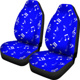 Musical Notes Design #1 (Blue) Car Seat Covers - FREE SHIPPING Musical Notes Design #1 (Blue) Car Seat Covers - FREE SHIPPING