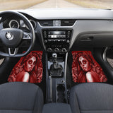 Calavera Fresh Look Design #2 Car Floor Mats (Red Freedom Rose, Front & Back) - FREE SHIPPING Calavera Fresh Look Design #2 Car Floor Mats (Red Freedom Rose, Front & Back) - FREE SHIPPING
