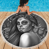 Calavera Fresh Look Design #2 Beach Blanket (Vintage Retro) - FREE SHIPPING Calavera Fresh Look Design #2 Beach Blanket (Vintage Retro) - FREE SHIPPING
