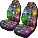 Fancy Pants Cat Car Seat Covers (Rainbow)  - FREE SHIPPING Fancy Pants Cat Car Seat Covers (Rainbow)  - FREE SHIPPING