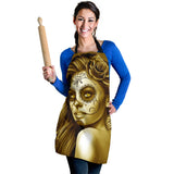 Calavera Fresh Look Design #2 Women's Apron (Hazel Sparkle & Shine Rose) - FREE SHIPPING Calavera Fresh Look Design #2 Women's Apron (Hazel Sparkle & Shine Rose) - FREE SHIPPING