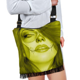 Calavera Fresh Look Design #3 Cross-Body Boho Handbag (Yellow Chrysoberyl) - FREE SHIPPING Calavera Fresh Look Design #3 Cross-Body Boho Handbag (Yellow Chrysoberyl) - FREE SHIPPING