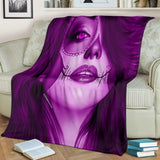Calavera Fresh Look Design #3 Throw Blanket (Purple Amethyst) - FREE SHIPPING Calavera Fresh Look Design #3 Throw Blanket (Purple Amethyst) - FREE SHIPPING