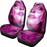 Calavera Fresh Look Design #3 Car Seat Covers (Pink Mystic Topaz) - FREE SHIPPING Calavera Fresh Look Design #3 Car Seat Covers (Pink Mystic Topaz) - FREE SHIPPING
